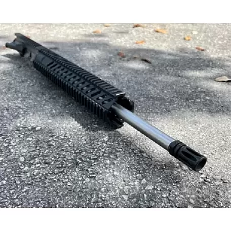 Moriarti Armaments AR-15 18″ 6MM ARC Stainless Upper Assembly / Quad / A2