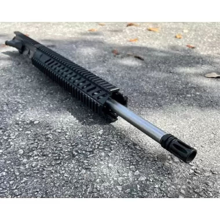 Moriarti AR-15 6mm ARC 18 inch Stainless Upper Assembly – Quad Rail, A2