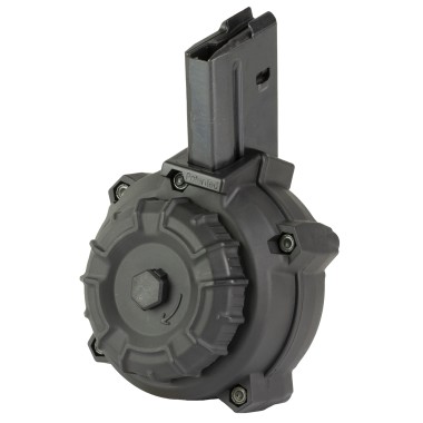 ProMag AR-15 7.62x39 50-Round Drum Magazine - Steel/Polymer Construction, Lifetime Warranty