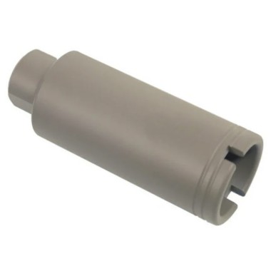 AR-15/AR-10 Slim Line Cone Flash Can | Black or FDE | 1/2x28 & 5/8x24 Thread