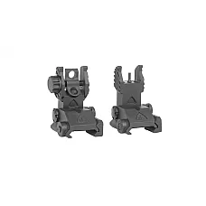 AR-15 / AR-10 Flip-Up Front and Rear Sights – Polymer, Trinity Force