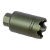 AR-15/AR-10 Micro  Trident  Flash Can with Glass Breaker | Choose Color & TPI | Moriarti Armaments