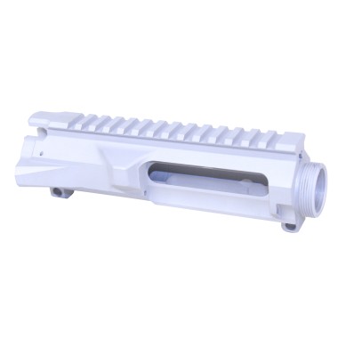 AR-15 Stripped Raw Billet Upper Receiver - Flat Top, M4 Feed Ramp, Slim Profile Shell Deflector