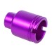 AR 9mm Stubby Slim Compact Flash Can | Anodized Color Options | 1/2 x 36 Thread