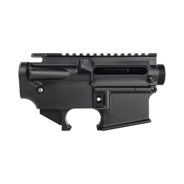 AR-15 80 Lower and Upper Receivers Set | Black Anodized | USA Made