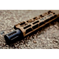 Moriarti AR-15 5.56 NATO 10.5" Semi Auto Pistol | Burnt Bronze Cerakote | M-LOK | SBA3 Pistol Brace | Made in USA