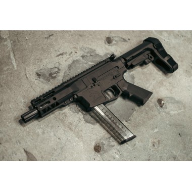 Moriarti Arms AR-10MM 4" Micro Glock Style Pistol | Anodized Black | Non-LRBHO | Blowback