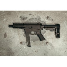 Moriarti Arms AR-10MM 4" Micro Glock Style Pistol | Anodized Black | Non-LRBHO | Blowback