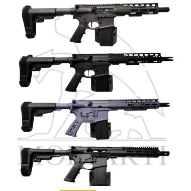 AR-15 300 Blackout 7.5" Minimalist Series Semi Auto Pistol | SBA3