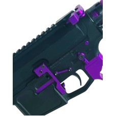 AR-15 5" 5.56 NATO Micro Semi Auto Pistol | The Chameleon | Purple & Rainbow PVD Accents