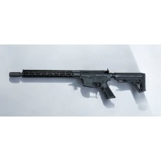 Moriarti Arms AR-40 16" .40 S&W Slick Side Rifle with Hexagon Blast Can, 3.25" | LRBHO | 15" Free Float Mlok