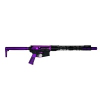 MA-6.5 Grendel Purple Vortex 16" Semi-Auto Rifle – Custom Billet Receiver, Skeleton Stock & Grip