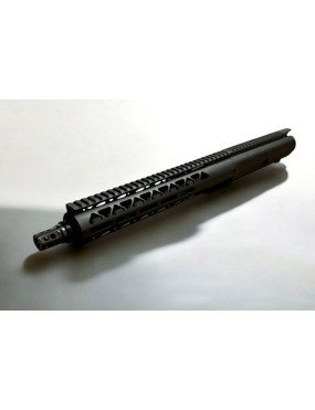 AR-10 8.6 Blackout 12" Hybrid Upper Receiver Assembly | Faxon Barrel | ASR Compatible Muzzle Brake | Mlok | DPMS Compatible