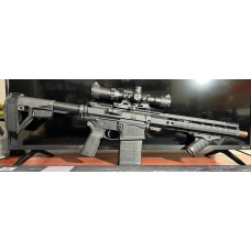 AR-10 8.6 Blackout 12" Hybrid Upper Receiver Assembly | Faxon Barrel | Cherry Bomb | Mlok | DPMS Compatible