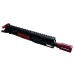 AR-15 5.56 NATO 5" Pistol Upper Assembly / Red Accent / Charging Handle Included | Black Nitride Barrel