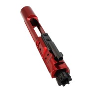 AR-15 Polished Aluminum Lightweight Competition Bolt Carrier Group - Red