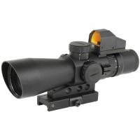 NcSTAR Ultimate Sighting System Gen II 3-9x42mm Rifle Scope w/ 1x Micro Red Dot Sight
