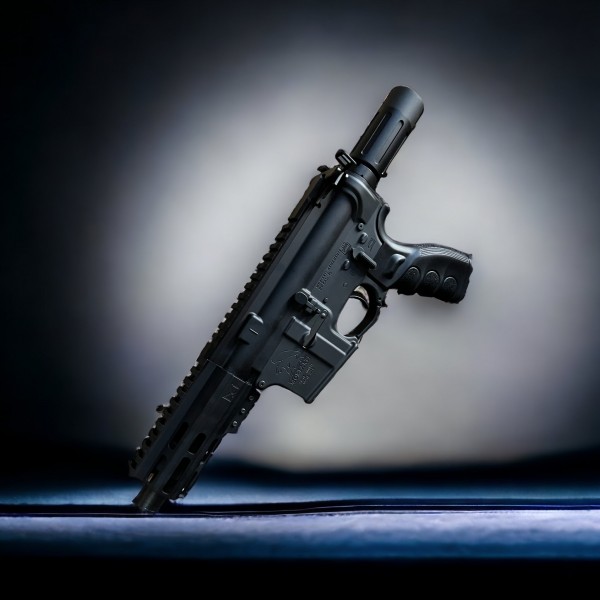 AR-15 5.56 NATO 5.5" Moriarti Minimalist Series Semi Auto Pistol | Ergo | Micro Buffer
