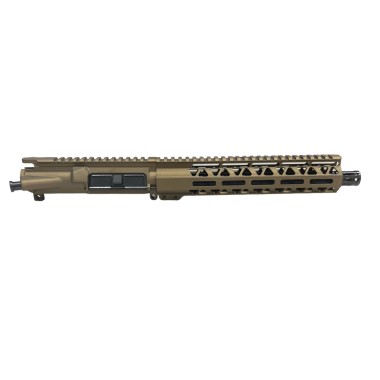 Moriarti AR-15 5.56 NATO 10.5" Diamond Cut Upper Assembly / Burnt Bronze / Mlok