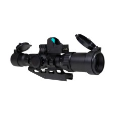 Northtac 'Assault' 1-4x28 RGB Illuminated Optic w/Micro Red Dot