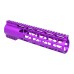 AR-10 12" AIR-LOK Series M-LOK Compression Free Floating Handguard with Monolithic Top Rail - Choose Your Color