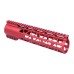 AR-10 10" AIR-LOK Series M-LOK Compression Free Floating Handguard with Monolithic Top Rail - Choose Your Color