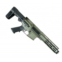 AR-15 5.56 5" Moriarti Minimalist Series Semi Auto Pistol | HBPDW  | OD Green