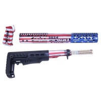 AR-15 “Trump Series” Limited Edition Rifle Furniture Set - Cerakote Battleworn Finish - Patriot