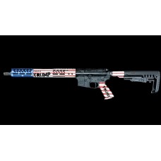 AR-15 16" Patriot Semi-Auto Rifle | Trump Battleworn Edition | A2 | Available in 5.56 NATO, 300 Blackout, 7.62x39 & 5.45x39 Calibers 