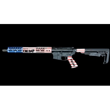 AR-15 16" Patriot Semi-Auto Rifle | Trump Battleworn Edition | A2 | Available in 5.56 NATO, 300 Blackout, 7.62x39 & 5.45x39 Calibers