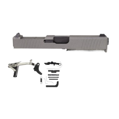 Glock 19 Compatible LFA 9mm Full Pistol Build Kit / No Frame / FDE / RMR