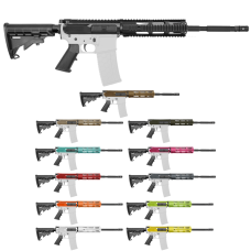 AR-15 300 AAC Blackout 16" Classic Quadrail Build Kit – Customizable Color Options