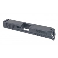 Glock 19 P80 Compact Stripped Slide - Black / Gen 3