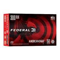 FEDERAL  AMERICAN EAGLE 300BLK AMMO / 150GR FMJ / BOX OF 20