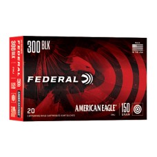 FEDERAL  AMERICAN EAGLE 300BLK AMMO / 150GR FMJ / BOX OF 20