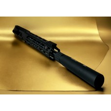 AR-10 .308 13.5" Upper Assembly with 7" Fake Suppressor & Mlok - DPMS Compatible Upper