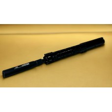 AR-10 .308 13.5" Upper Assembly with 7" Fake Suppressor & Mlok - DPMS Compatible Upper