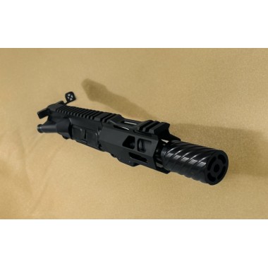 AR-15 5.56/.223 5.5" Pistol Upper Assembly – Sidewinder Blast Diffuser, M-Lok Rail, Micro Gas System