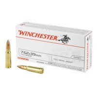 WINCHESTER USA 7.62X39 AMMO 123GR - BOX OF 20