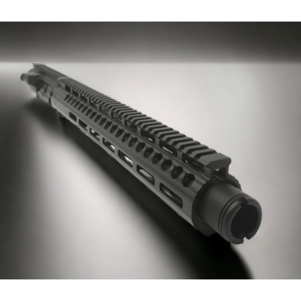  AR-10 308 10.5" Pistol Flash Can Upper Receiver Mlok Assembly