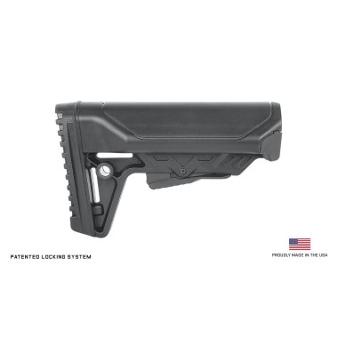 AR-15/AR-10 COBRA MIL-SPEC STOCK, BLACK, MK2