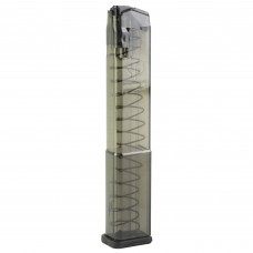 ETS 9MM 32RD G2 Magazine for Glock 17/19/19X - Clear - Improved Feeding & Compatibility