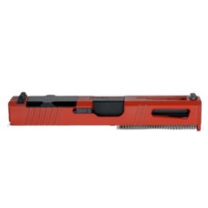 Glock 19 Gen 1-3 Compatible 'Red Crimson' Complete Slide Kit / RMR Cut