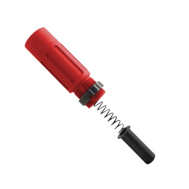 AR-15 Complete Compact Buffer Tube 3.5   | Cerakote Red