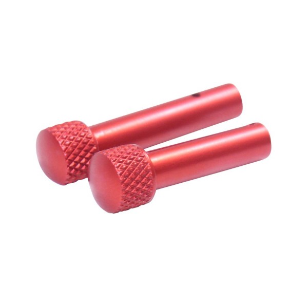 AR-15 EXTENDED TAKEDOWN PIN SET /G2 / ANODIZED RED