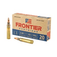 FRONTIER 556NATO AMMO / 62GR / FMJ / 20 / LOADED WITH HORNADY BULLETS