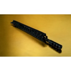 AR-15 5.56/.223 17.1" Pentagon Black Nitride Upper Assembly / Mlok / Triport Brake