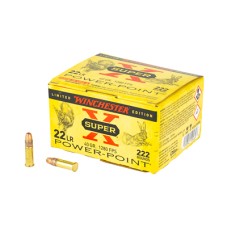 WINCHESTER SUPER X POWER POINT 22LR AMMO / 40GR /LHP /222RD PER BOX