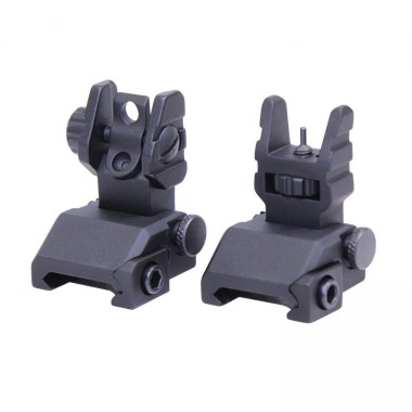 AR-15 LOW PROFILE FLIP UP SIGHT SET - RAPID ACQUISITION PRECISION