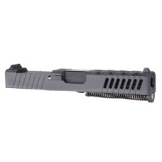 Glock 19 'AmeriGlo' Complete Slide Kit – RMR Cut, Black Nitride Finish – Gen 1-3 Compatible